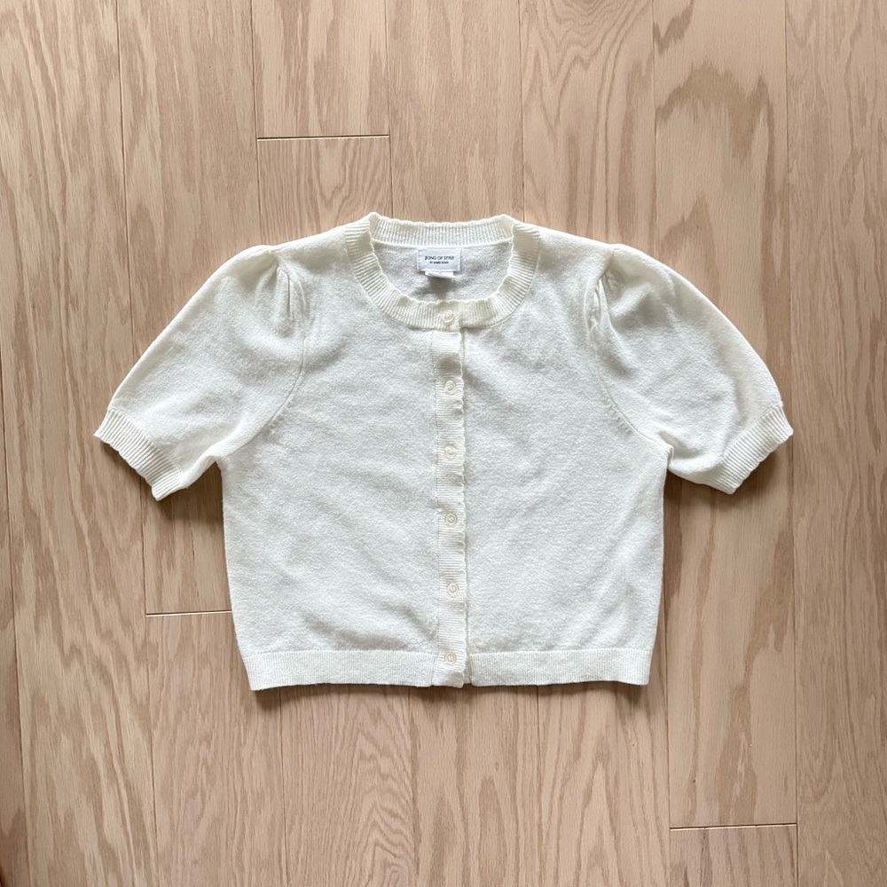 Song of Style Short Sleeve Cardigan